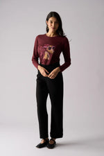 FOIL Soft Cinch Trouser in Black