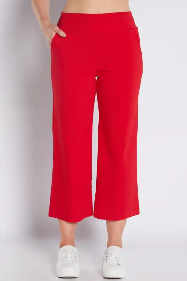 Philosophy Concert 7/8th Ticket Pant in Red