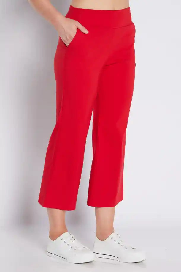 Philosophy Concert 7/8th Ticket Pant in Red