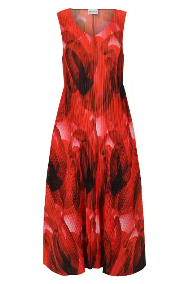 Alquema Long Estrella Dress in Flaming Moon