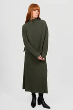 Bridge & Lord Sophie Panelled Skirt in Olive