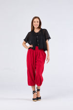 au hazard d’un voyage Capri 7/8th Pant in Red