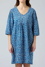 Cake Barbara Dress in Blue and White Circles