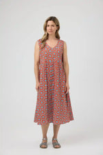 Cake Savita Dress in Retro Tiles