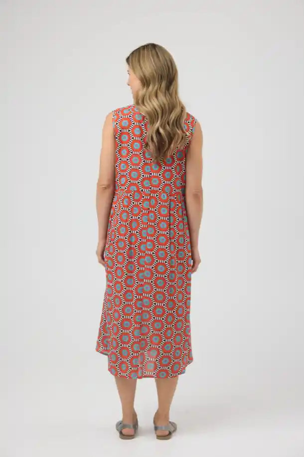 Cake Savita Dress in Retro Tiles