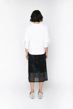 Blacklist Clio Top in Winter White