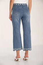 Frank Lyman Denim Pant in Blue