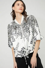 Frank Lyman Cheetah Print Bomber Jacket
