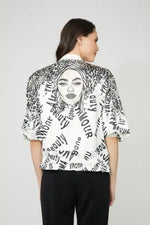 Frank Lyman Cheetah Print Bomber Jacket