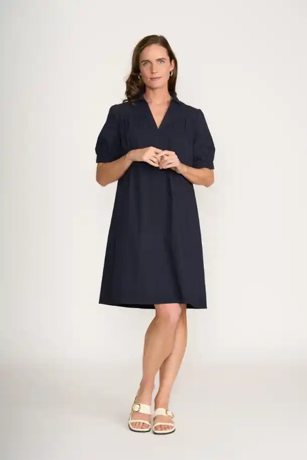 FOIL That’s the Spirit Dress in True Navy