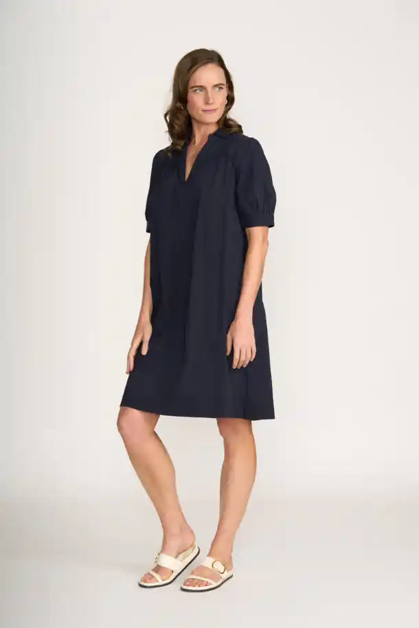 FOIL That’s the Spirit Dress in True Navy