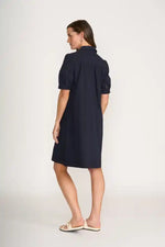FOIL That’s the Spirit Dress in True Navy