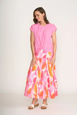 FOIL Do the Twist Top in Pink