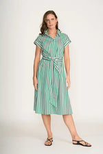 FOIL Masterclass Dress in Deep Sea Stripe