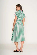 FOIL Masterclass Dress in Deep Sea Stripe