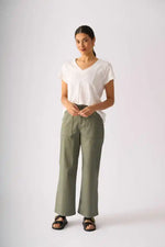 FOIL Seams Sew Top in White