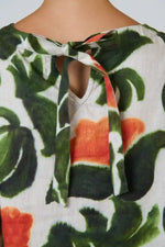 Naturals Tuileries Print Linen Top