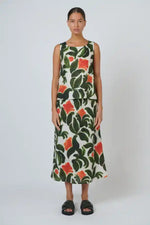 Naturals Tuileries Print Linen Top