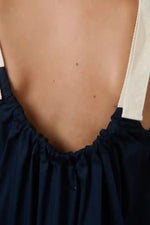 Naturals Poplin Dress in Ink