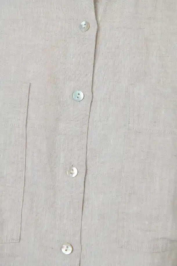 Naturals Linen Top in Sand