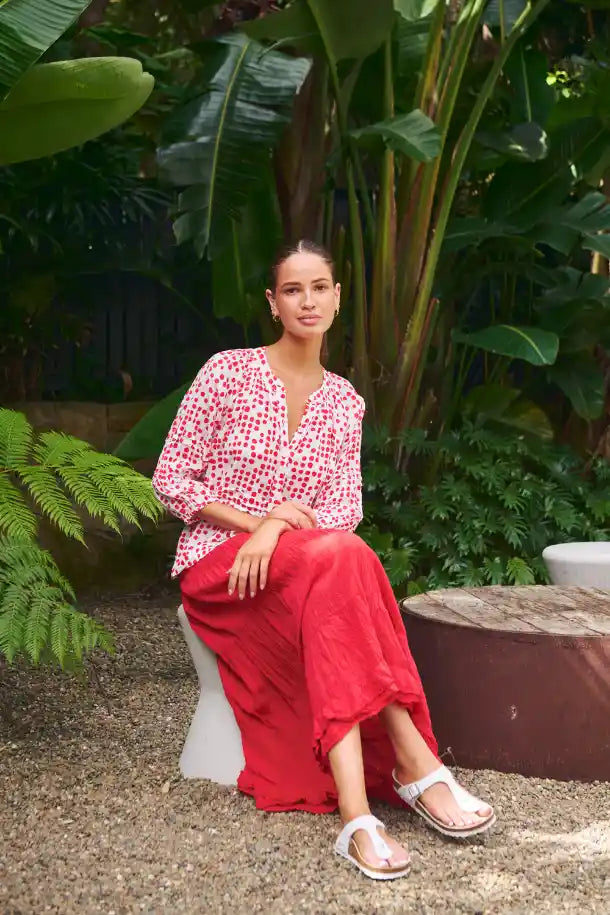 Namastai Chilli Red Skirt