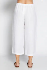 Philosophy Havana 7/8th Wide Leg Pant in White