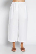 Philosophy Havana 7/8th Wide Leg Pant in White