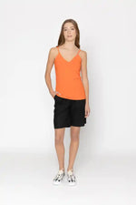 Two by Two Rami Singlet in Orange