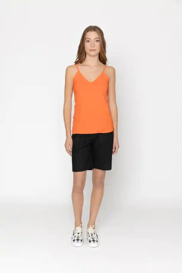 Two by Two Rami Singlet in Orange