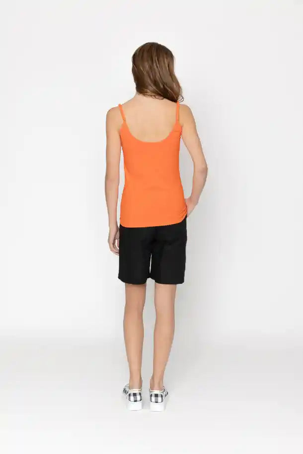 Two by Two Rami Singlet in Orange