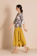 Megan Salmon Rosencrantz Audrey Tee in Pinks and Black