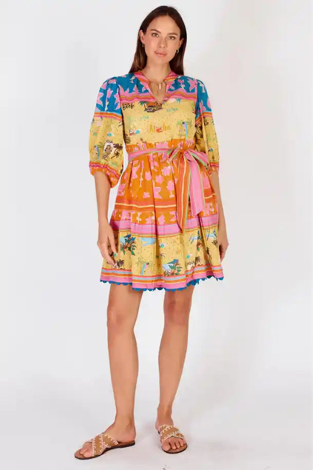 Rubyyaya Ohana Dress in Yellow