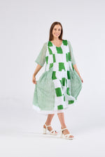 au hazard d’un voyageSundress in Green and White