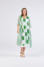 au hazard d’un voyageSundress in Green and White