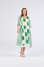 au hazard d’un voyageSundress in Green and White