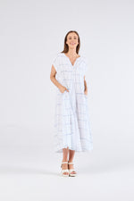 au hazard d’un voyage Print Sundress in Navy and White