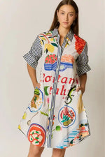 Rubyyaya Sicily Dress in Sicily Summer Days Print