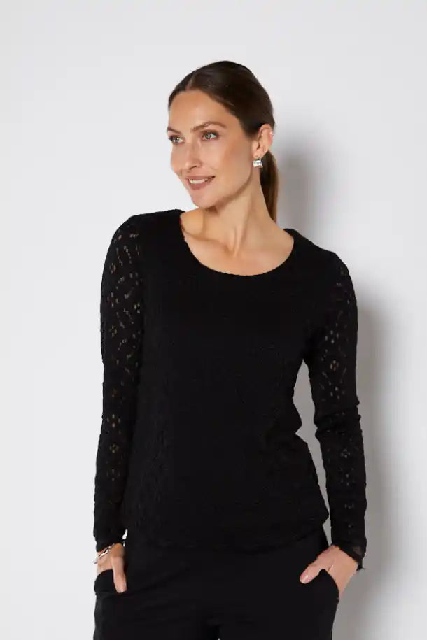 Philosophy Sharma Top in Black