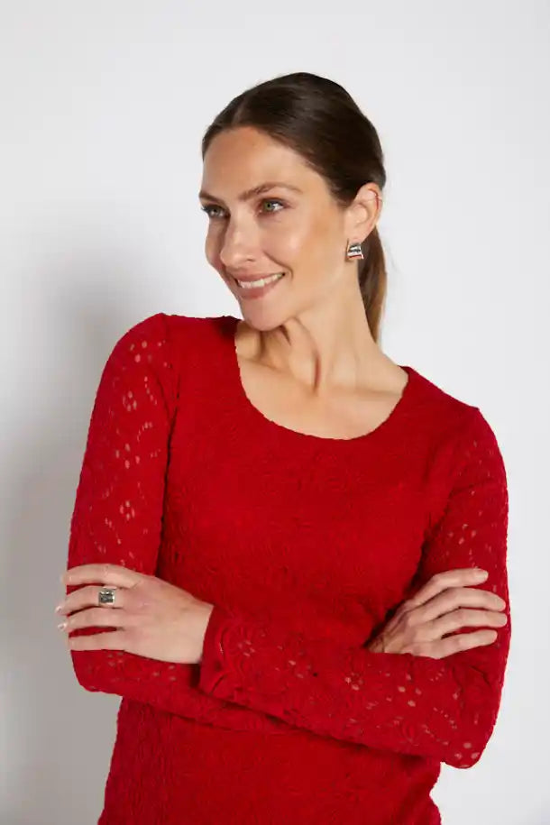 Philosophy Sharma Top in Red