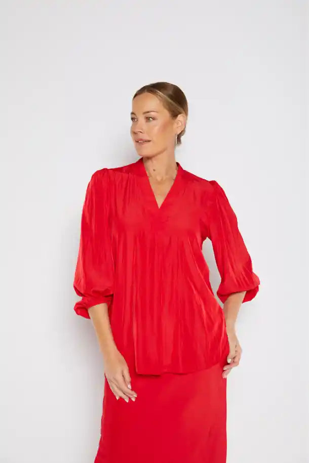 Philosophy Maple Billow Tunic in Red