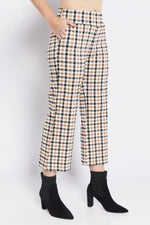 Philosophy Frenchie 7/8th Culotte in Toffee Check