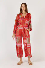 Rubyyaya Khari Pant in Red Print